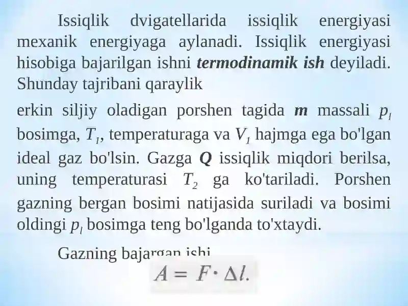 Termodinamikaning ikkinchi qonuni 3