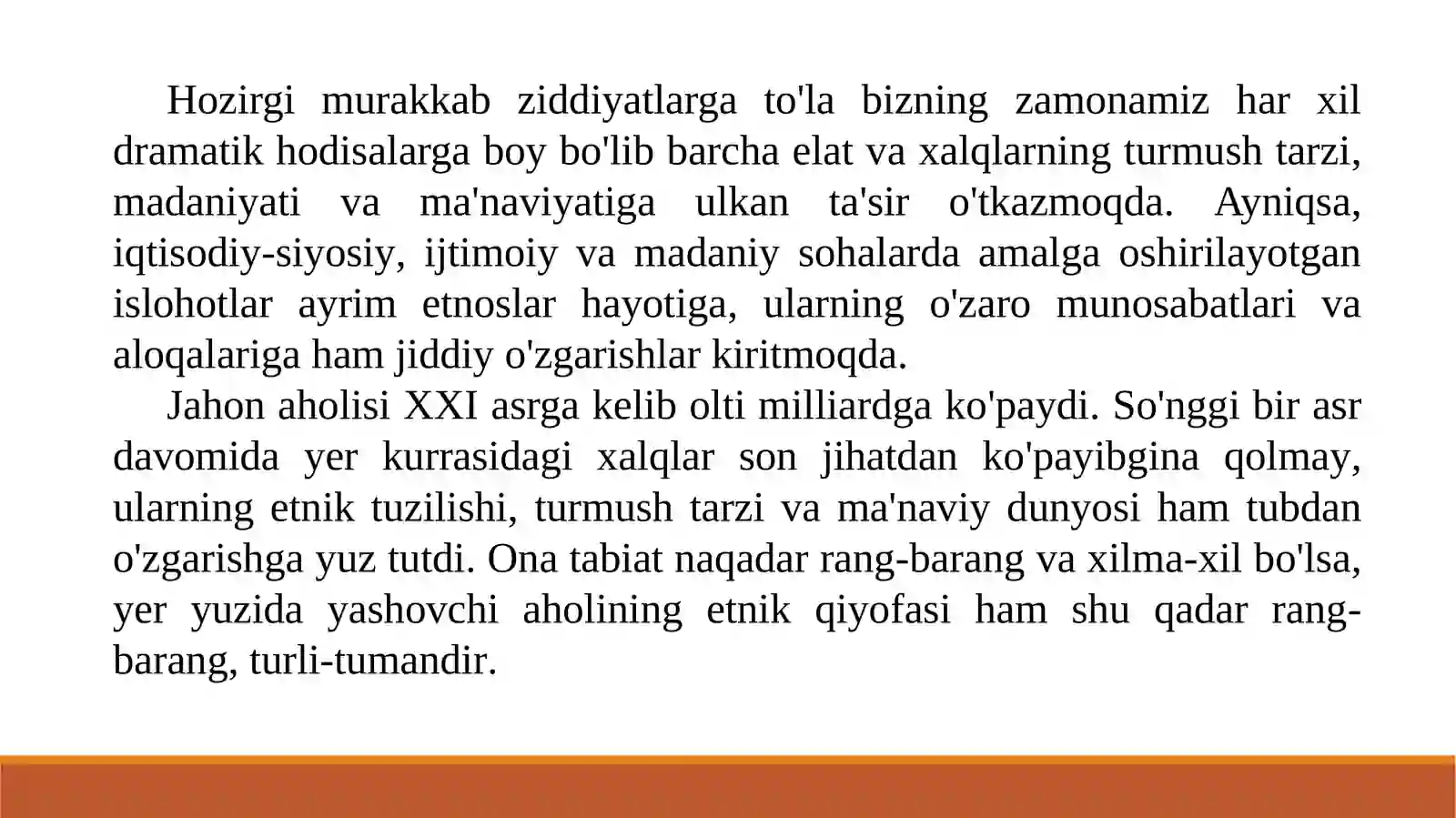 Etnologiya fanidan slayd 3
