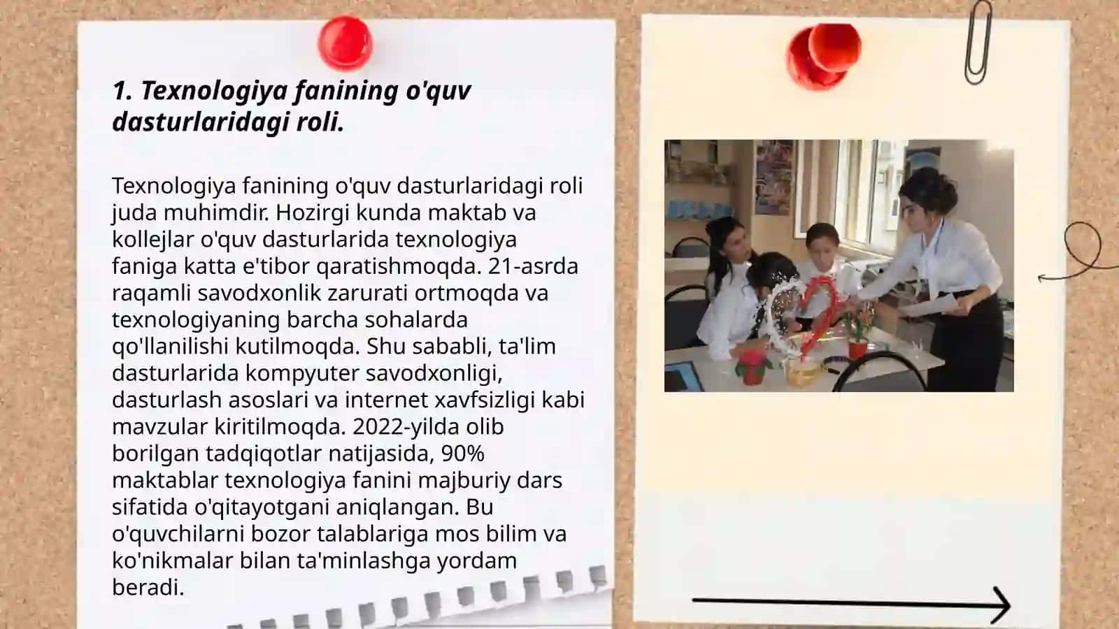Texnologiya fanining o'quv dasturlari 3