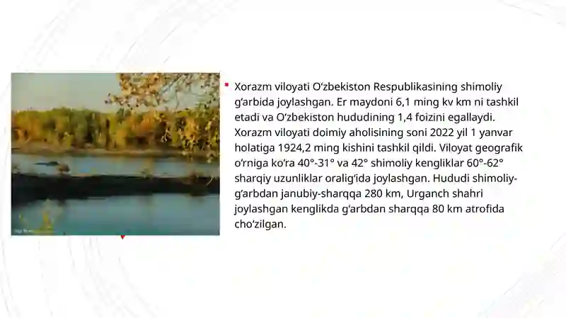Xorazm okrugining tabiati 3
