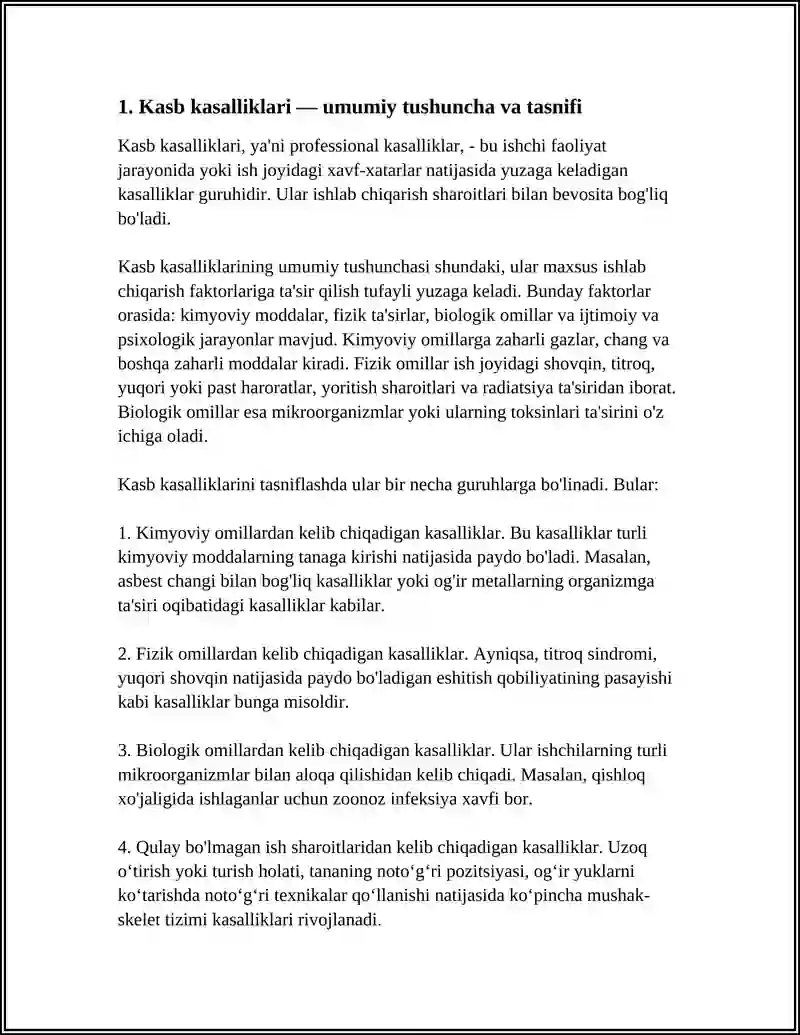 KASB KASALLIKLARI 3