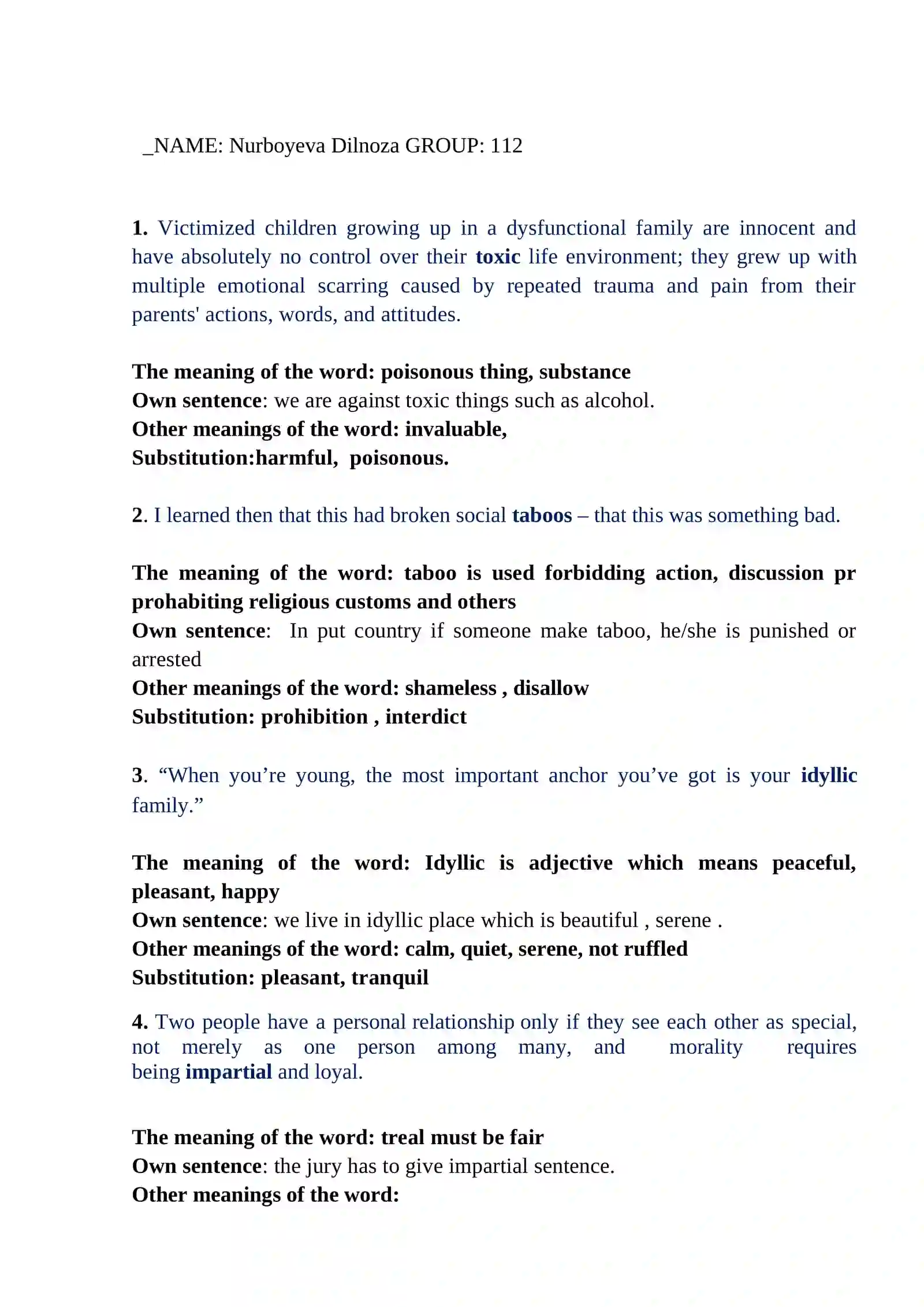 Assignment 5 Contextual meaning 3