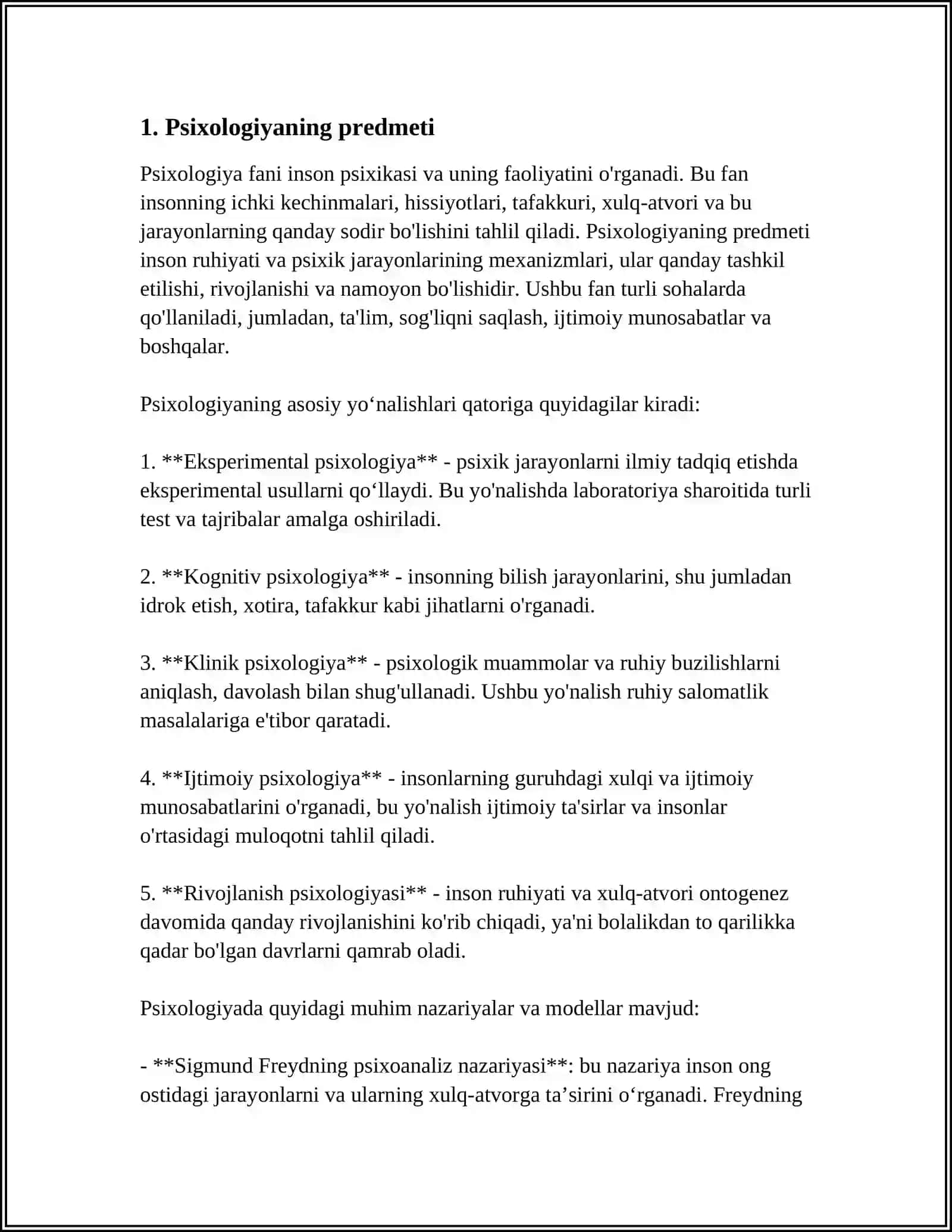 PSIXOLOGIYA FANINING ASOSIY TAMOYILLARI VA TUSHUNCHALARI 3