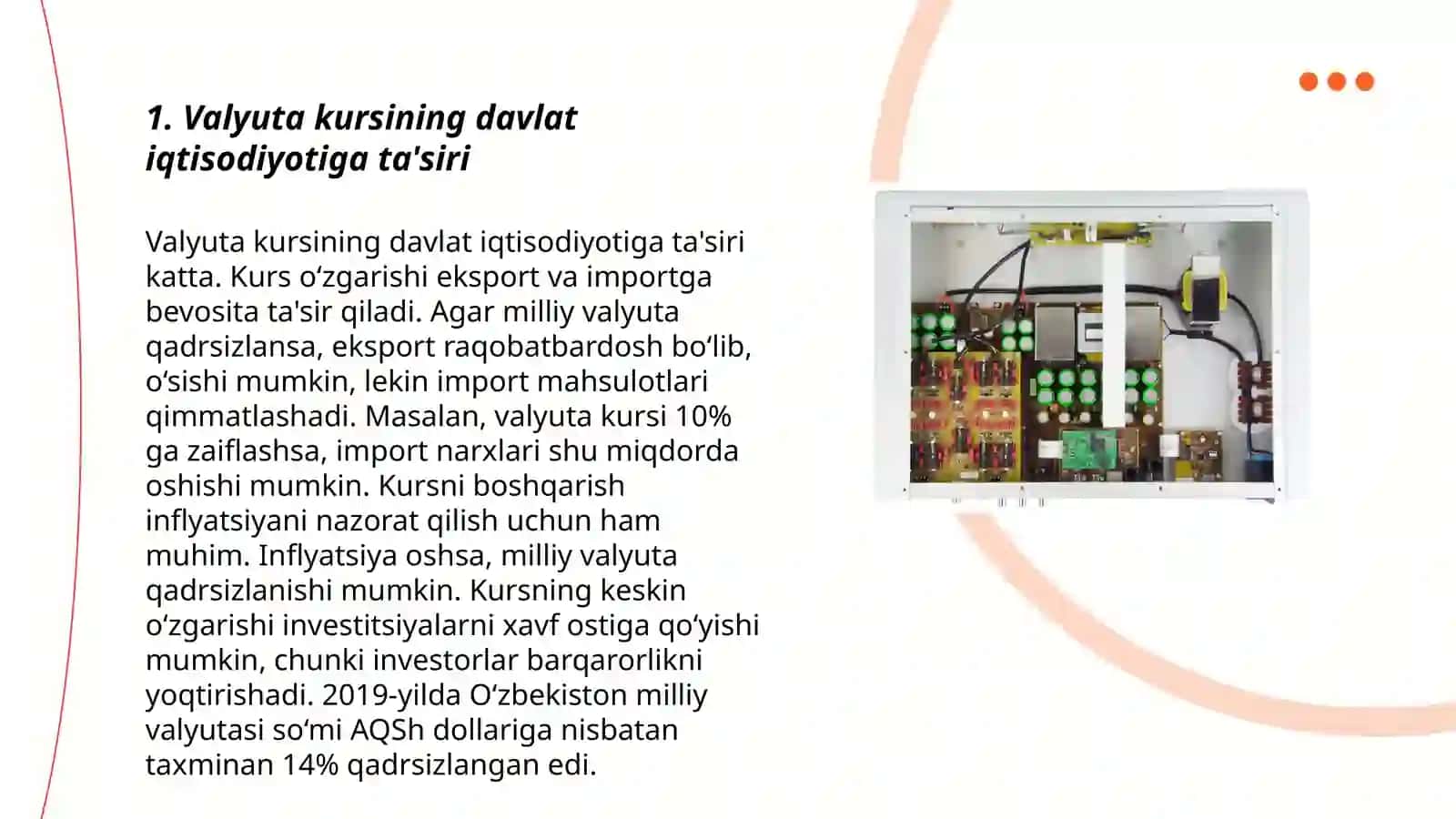 Belgilangan valyuta kursi ostidagi makroiqtisodiy siyosat 3