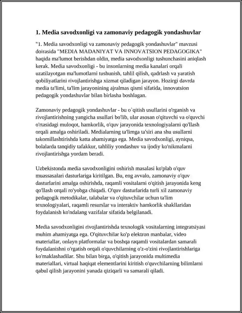 MEDIA MADANIYAT VA INNOVATSION PEDAGOGIKA 3