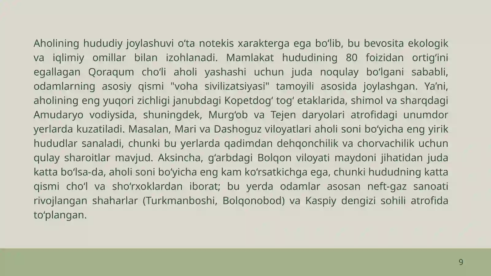 Turkmaniston aholisi 3