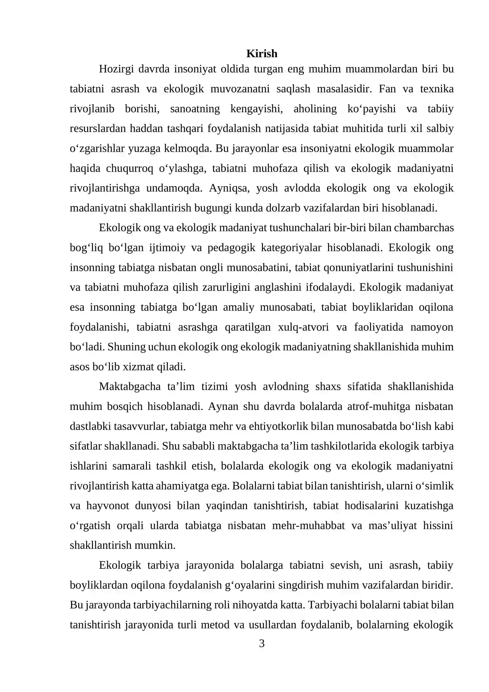 Ekologik ong va ekologik madaniyatning nazariy asoslari 3