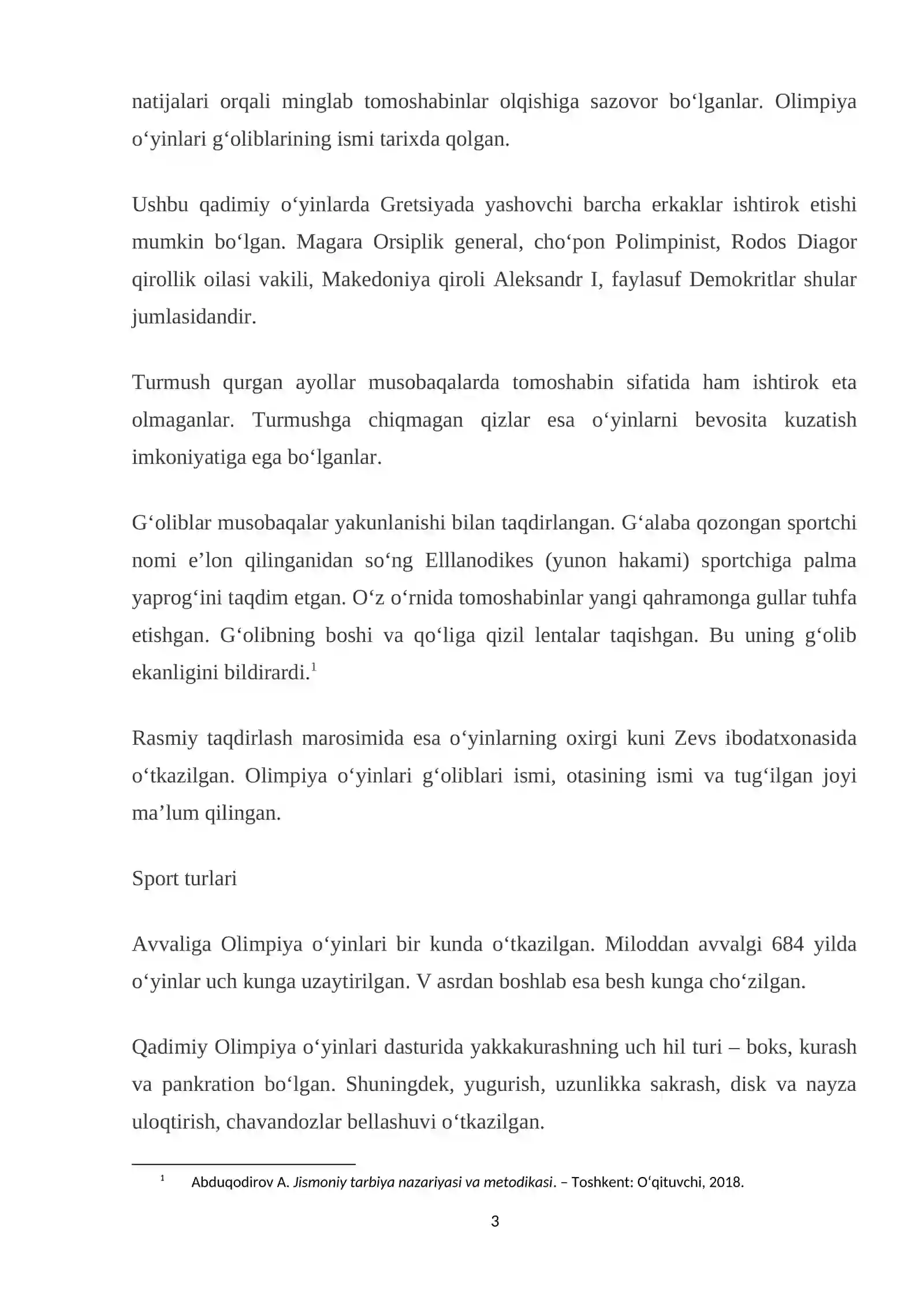 Olimpiya o‘yinlari tarixi 3