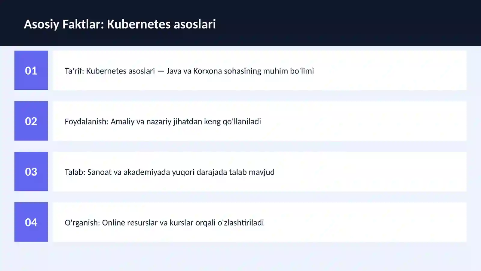Kubernetes asoslari 3