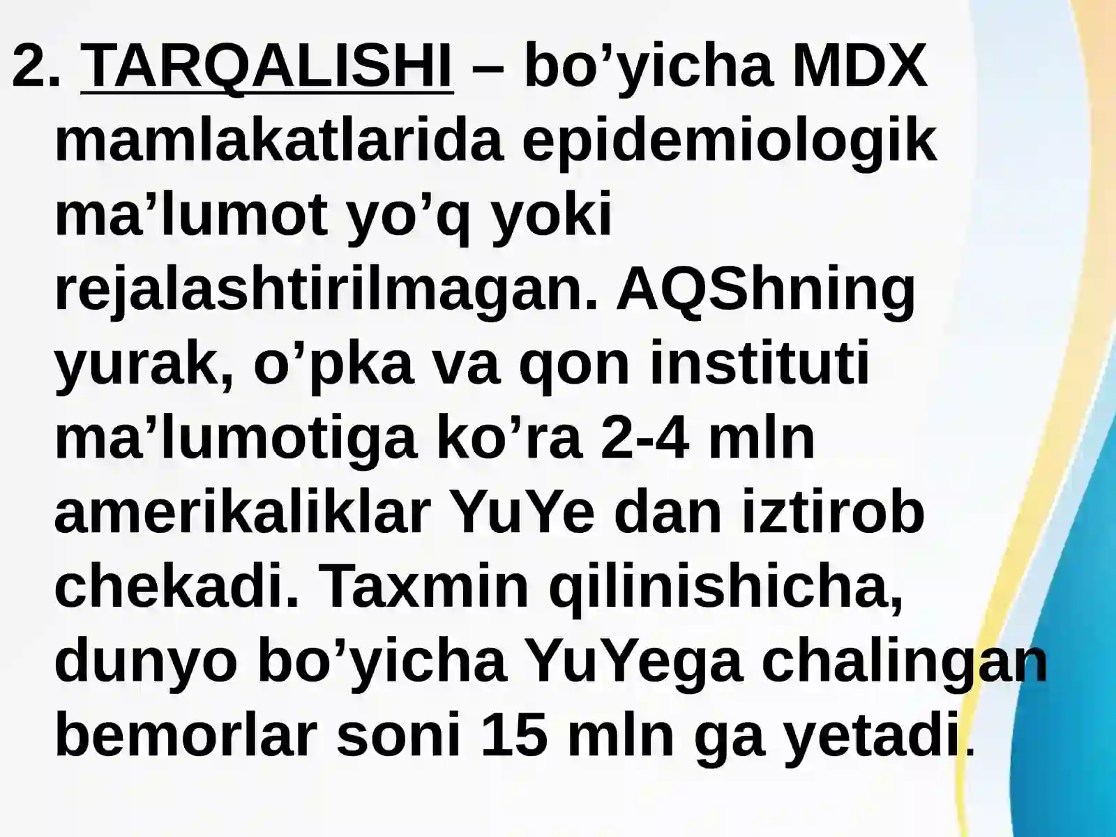 YURAKYETISHMOVCHILIGI 3