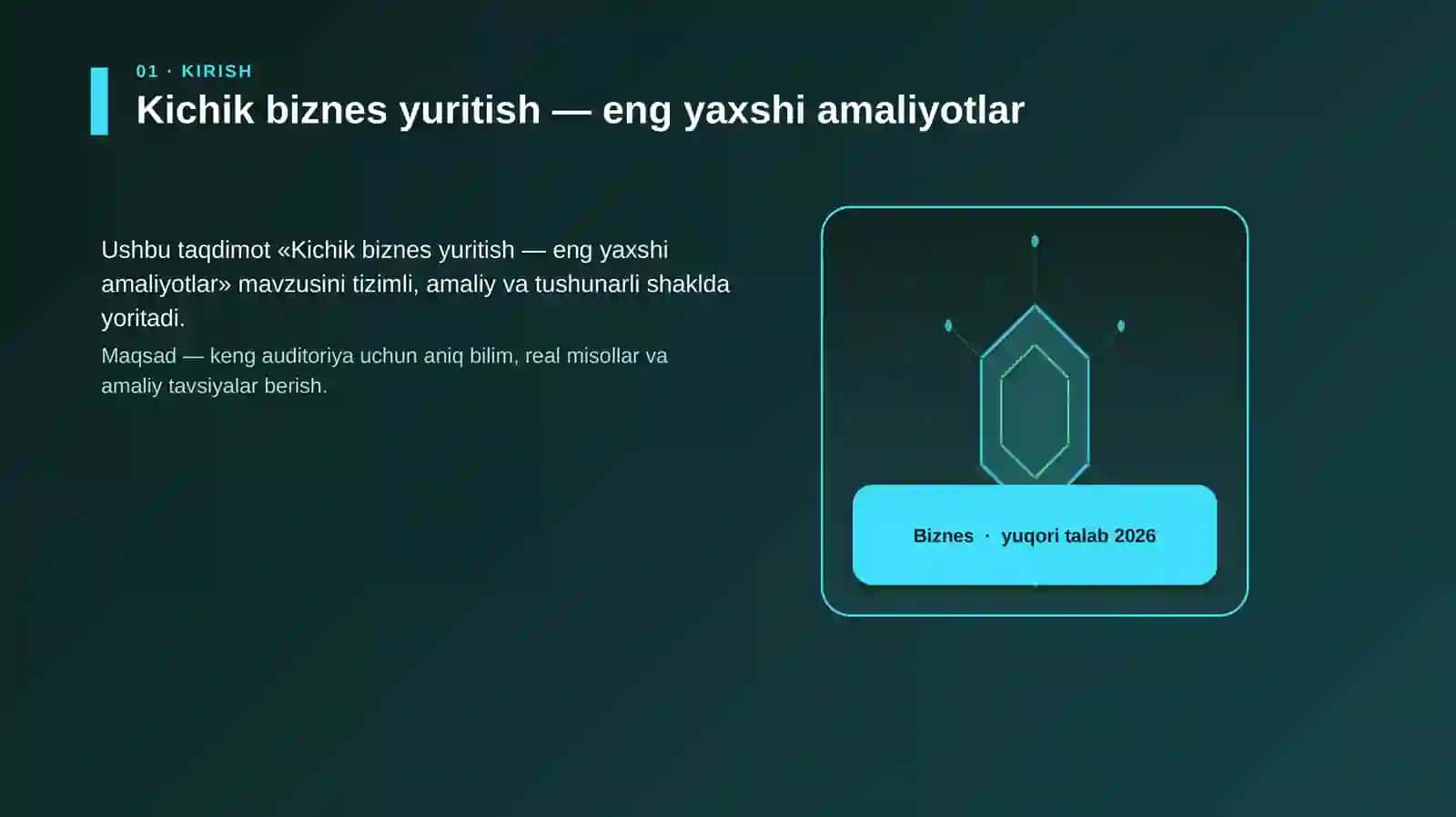 Kichik biznes yuritish — eng yaxshi amaliyotlar 3