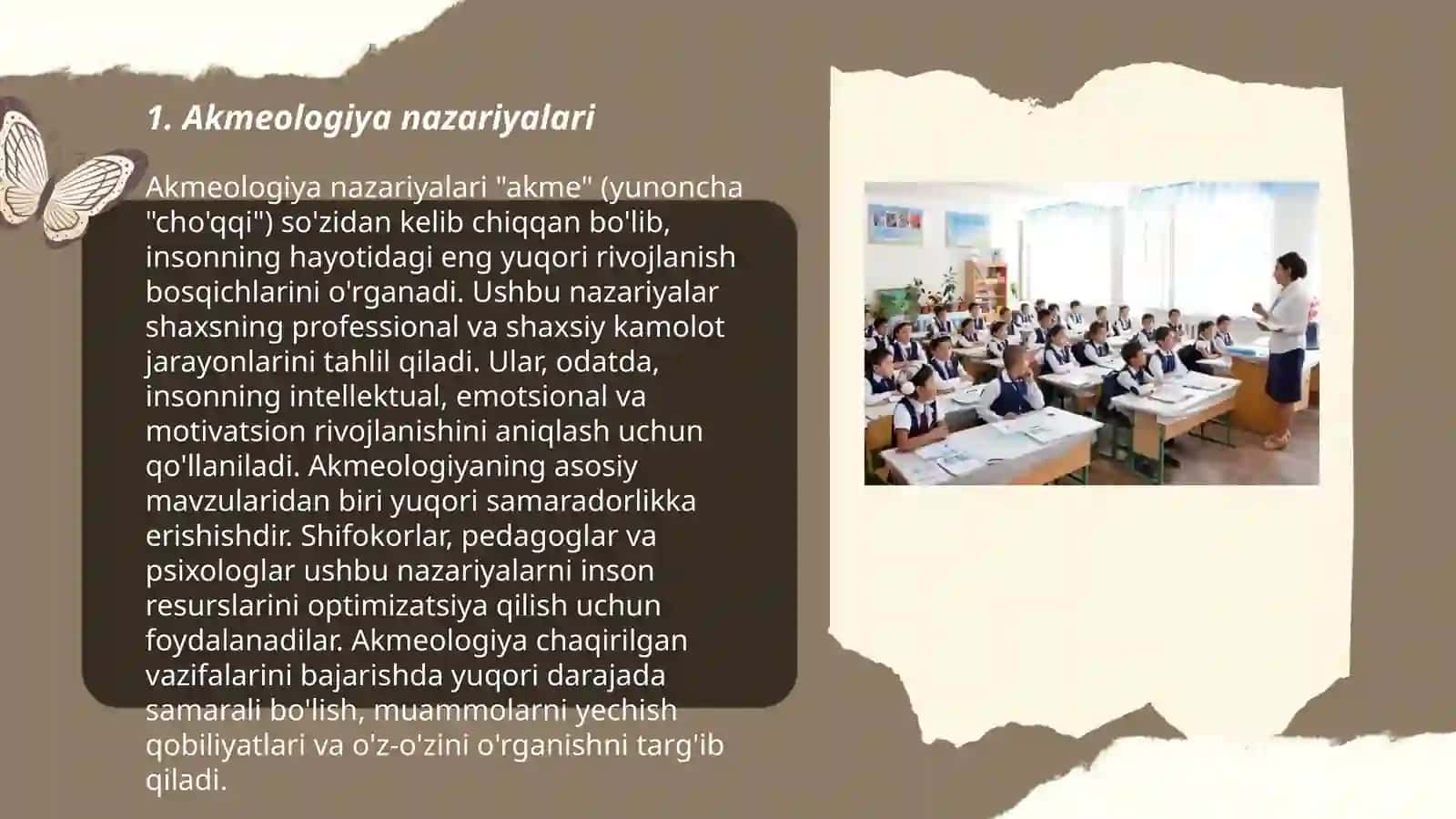 Insonning individual rivojlanish kontekstidagi "akme" choʻqqisi 3