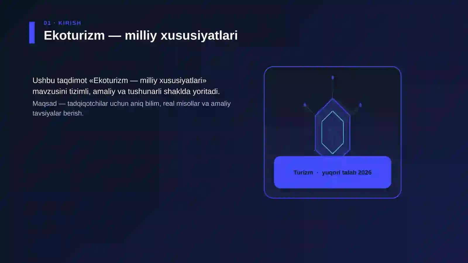 Ekoturizm — milliy xususiyatlari 3