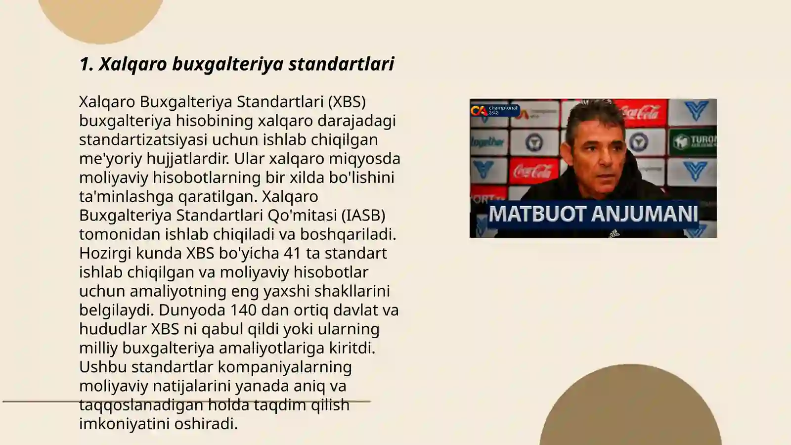 Xalqaro Buxgalteriya Standartlari 3