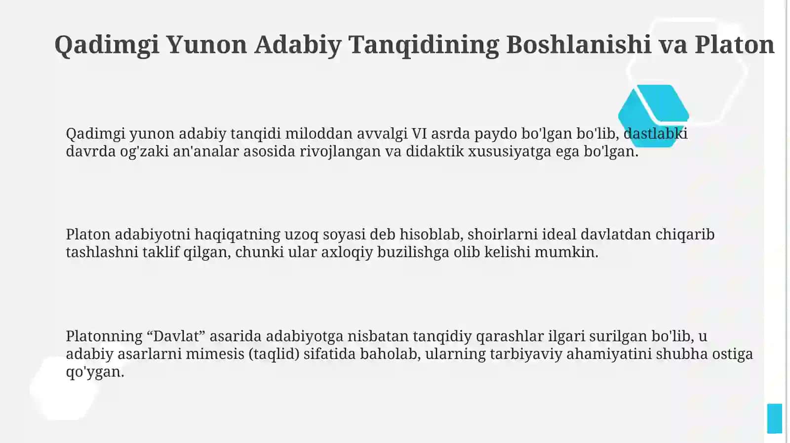G’arb mumtoz adabiyotida adabiy-tanqidiy qarashlar taraqqiyoti 3