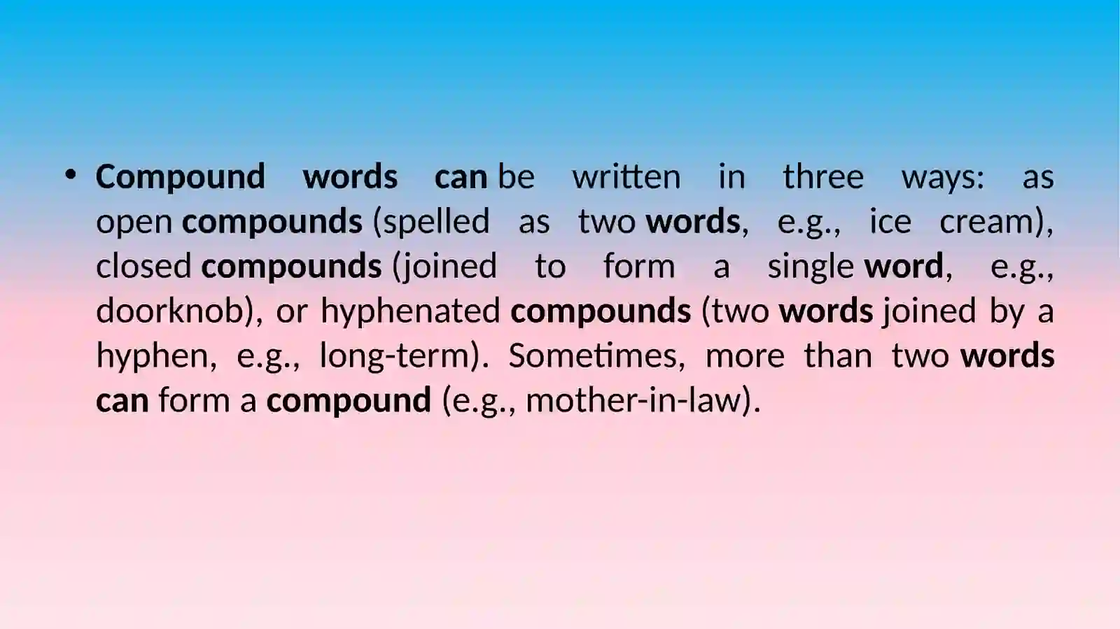 Compound Words 3
