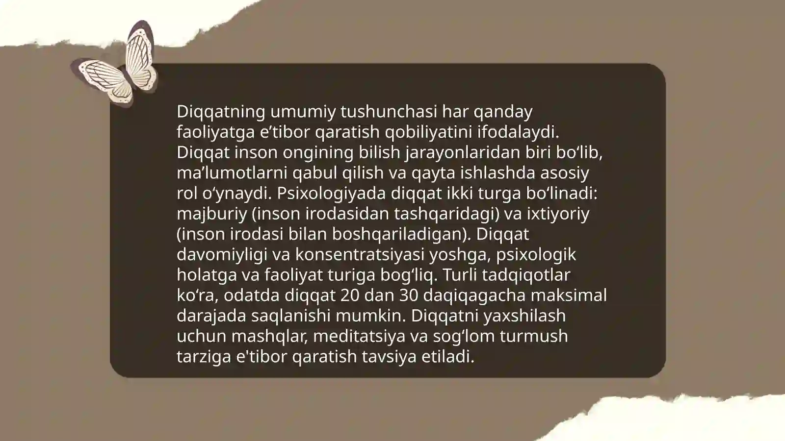 Diqqat haqida tushuncha va uning nerv-fiziologik asoslari 3