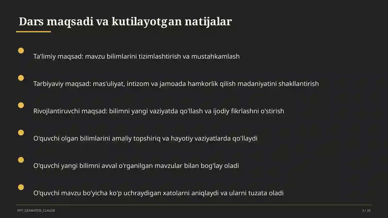 Sun'iy intellekt darslari 3