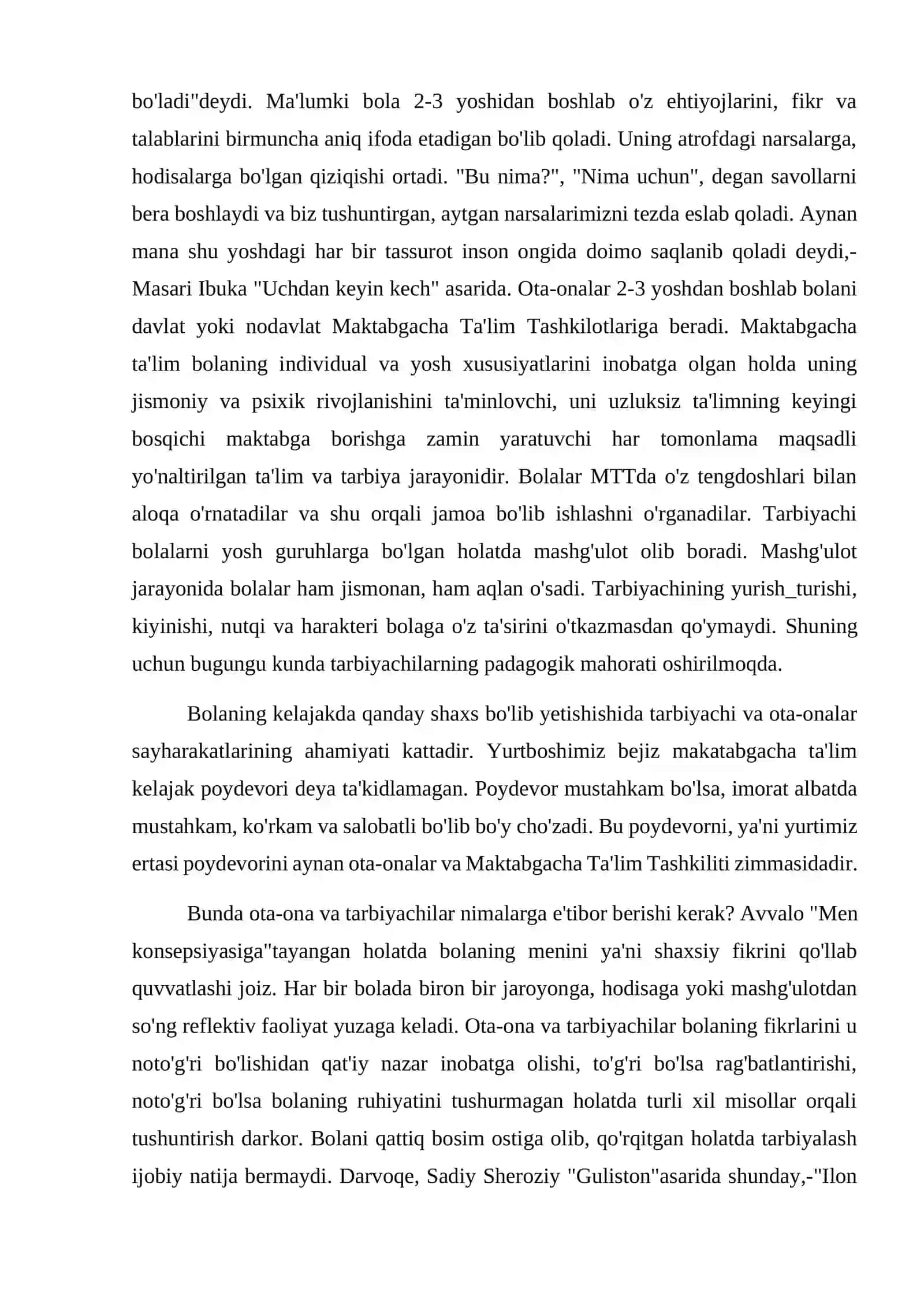 Maktabgacha yoshdagi bolalarni tarbiyalashning muhim asoslari 3