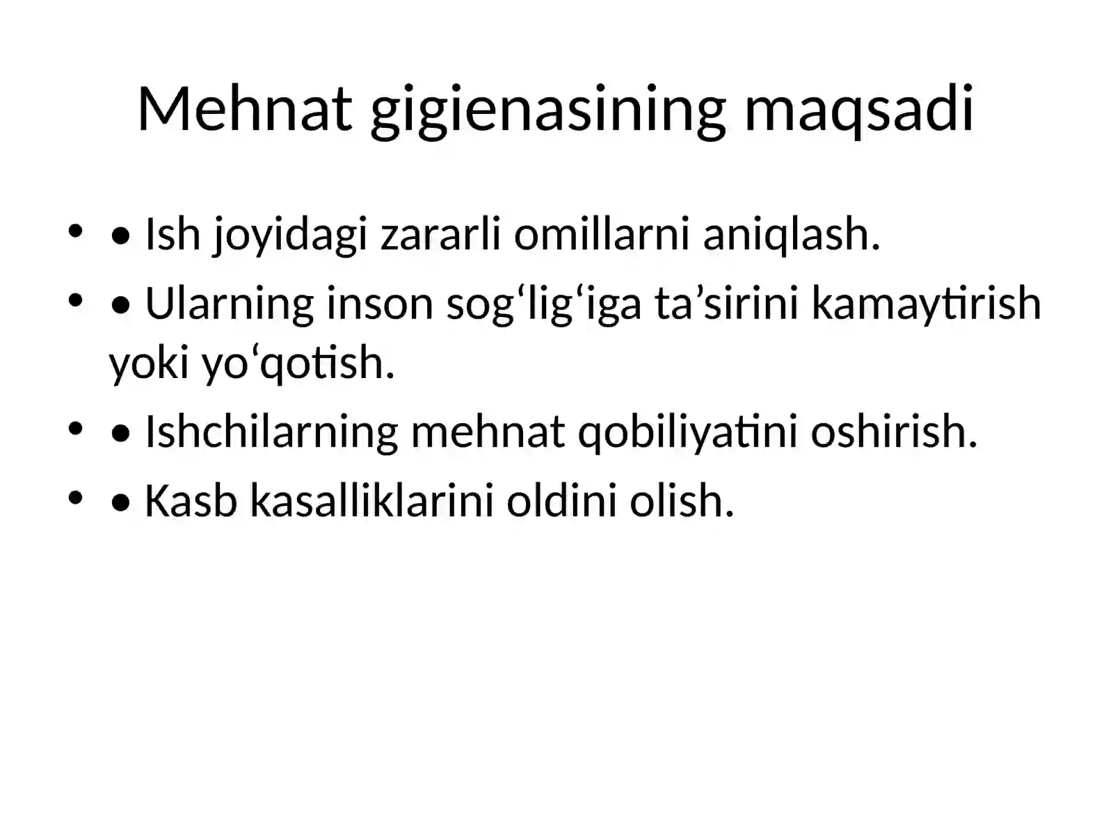 MEHNAT GIGIENASINING UMUMIY ASOSLARI 3