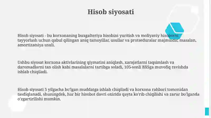 Savdo va umumiy ovqatlanish korxonalarida buxgalteriya hisobi 3
