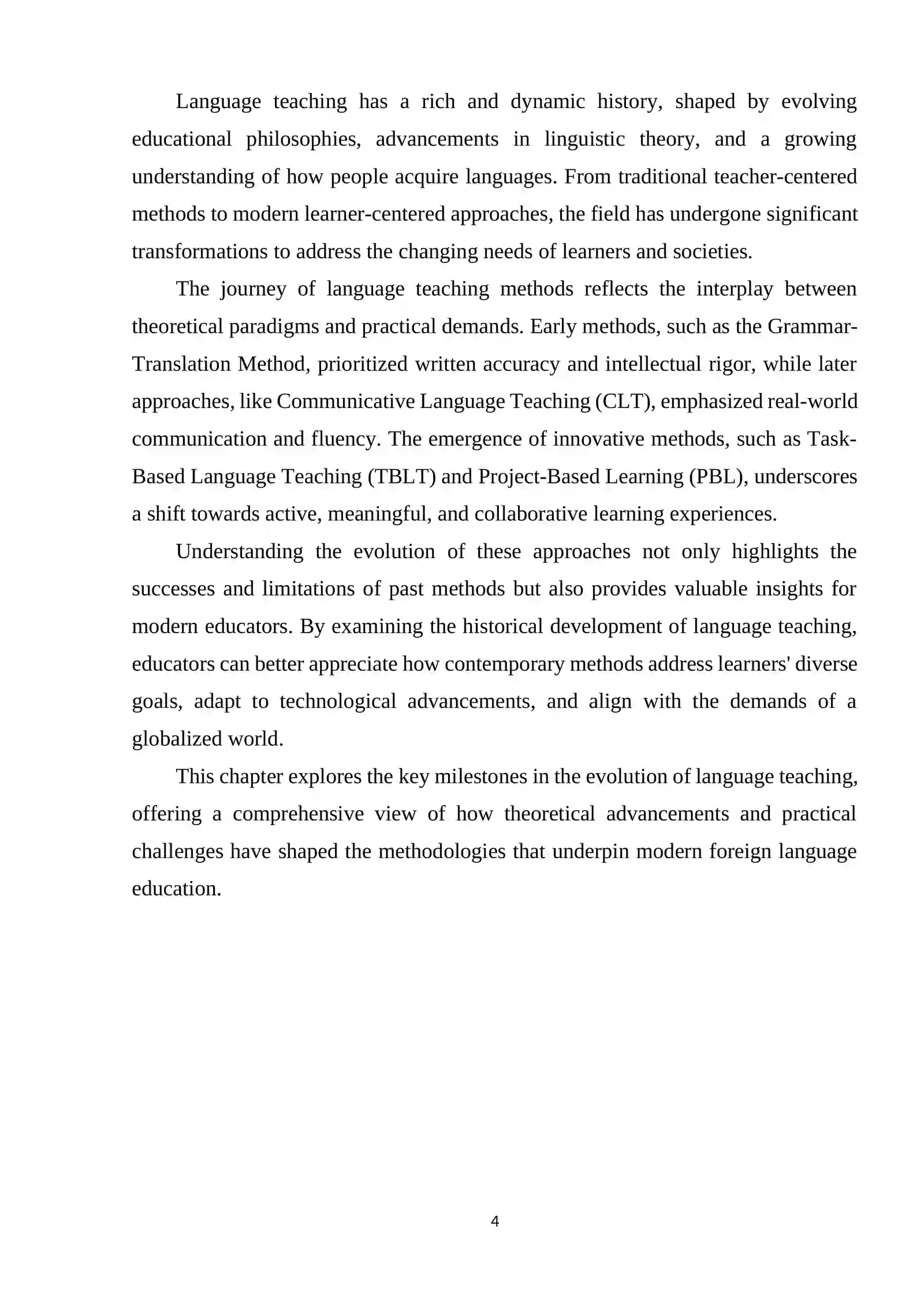 PROJECT-BASED LEARNING IN FOREIGN LANGUAGE EDUCATION: BENEFITS AND CHALLENGES 3