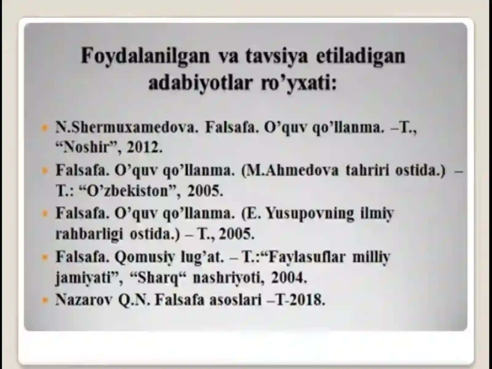 Olamning universal rivojlanish va aloqlari 3