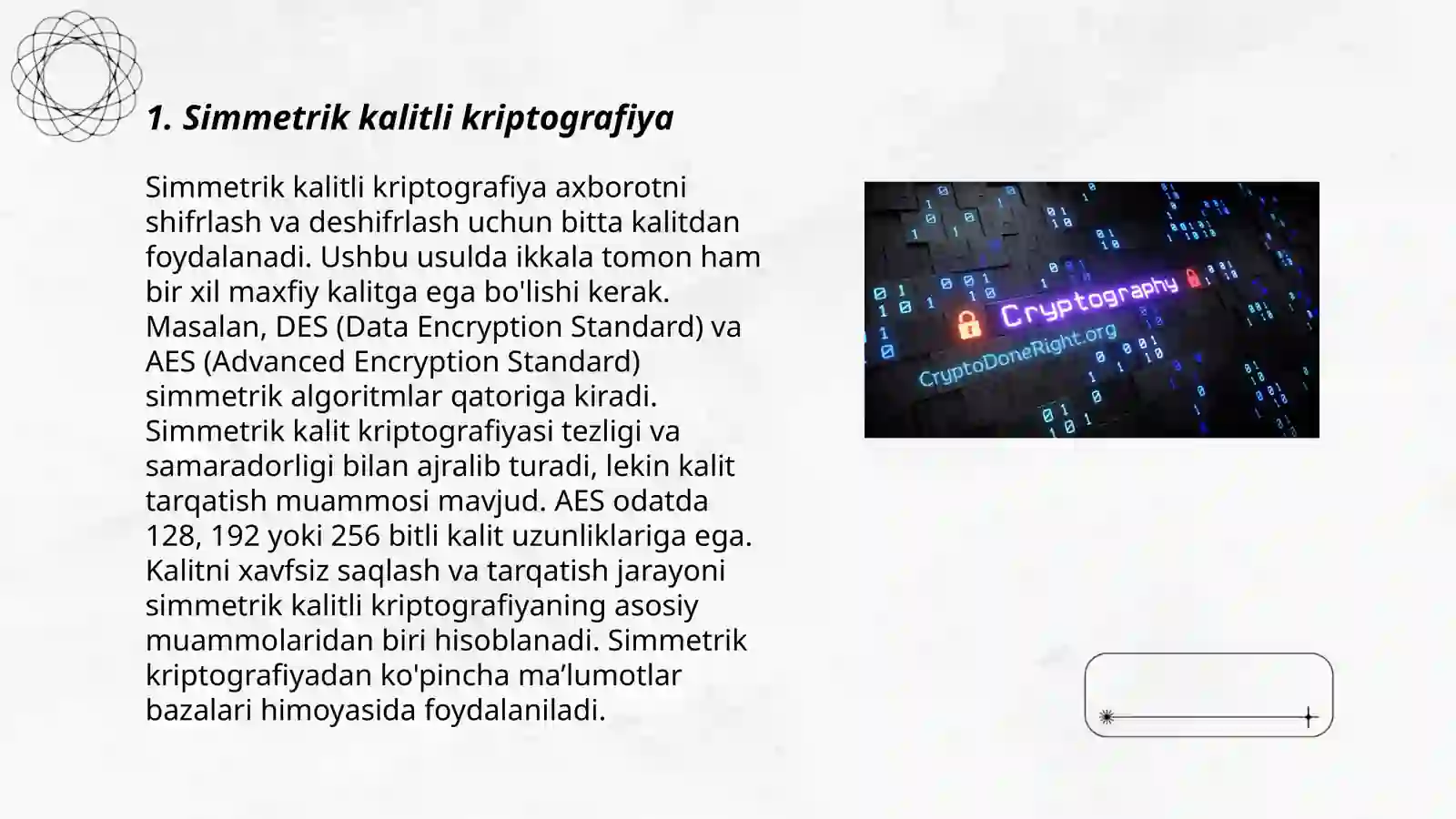 Simmetrik kalitli kriptografiya 3