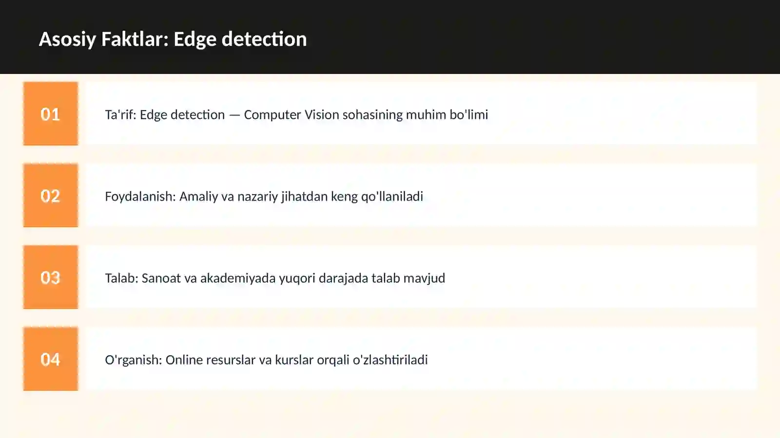 Edge detection 3
