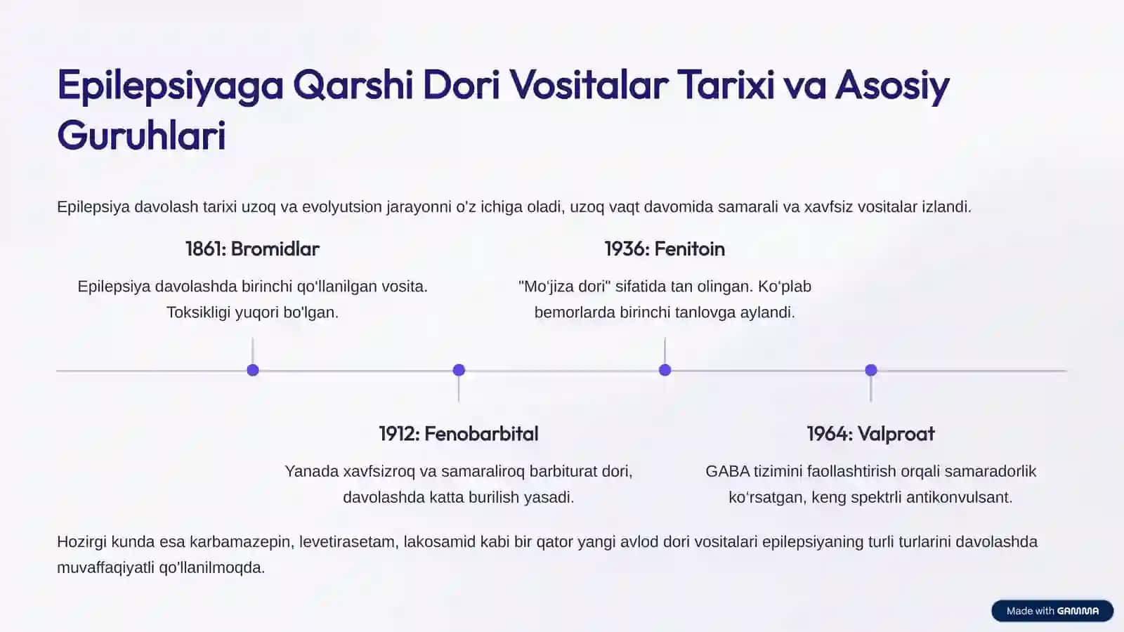 Epilepsiyaga Qarshi Vositalar: Litiy Tuzlari va Sedativ Vositalarning Farmakologiyasi 3