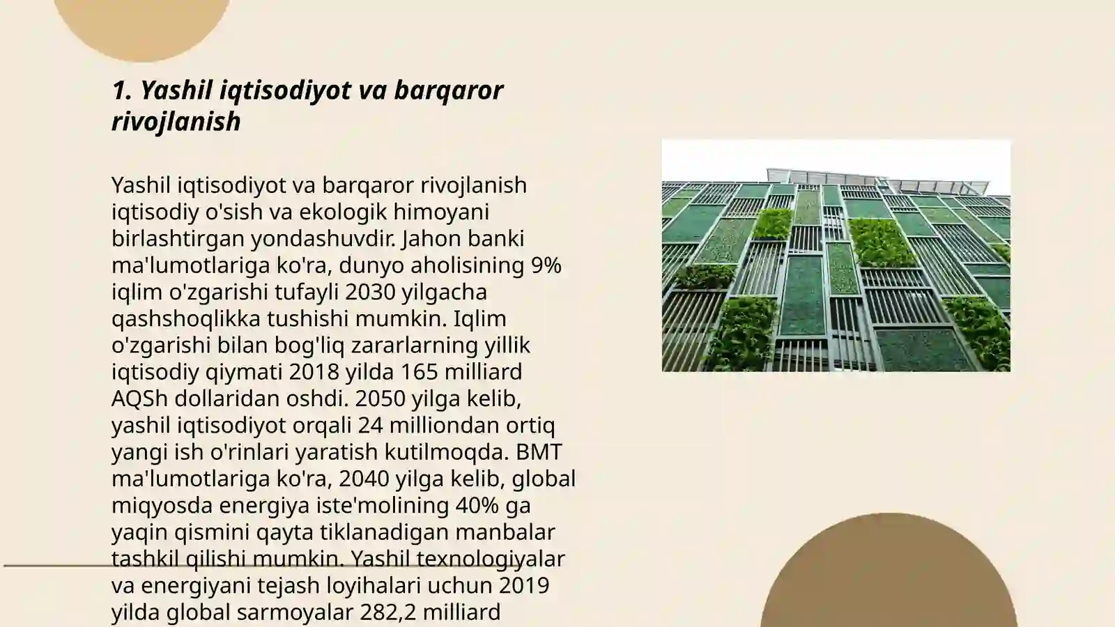 Yashil iqtisodiyot va barqaror rivojlanish 3