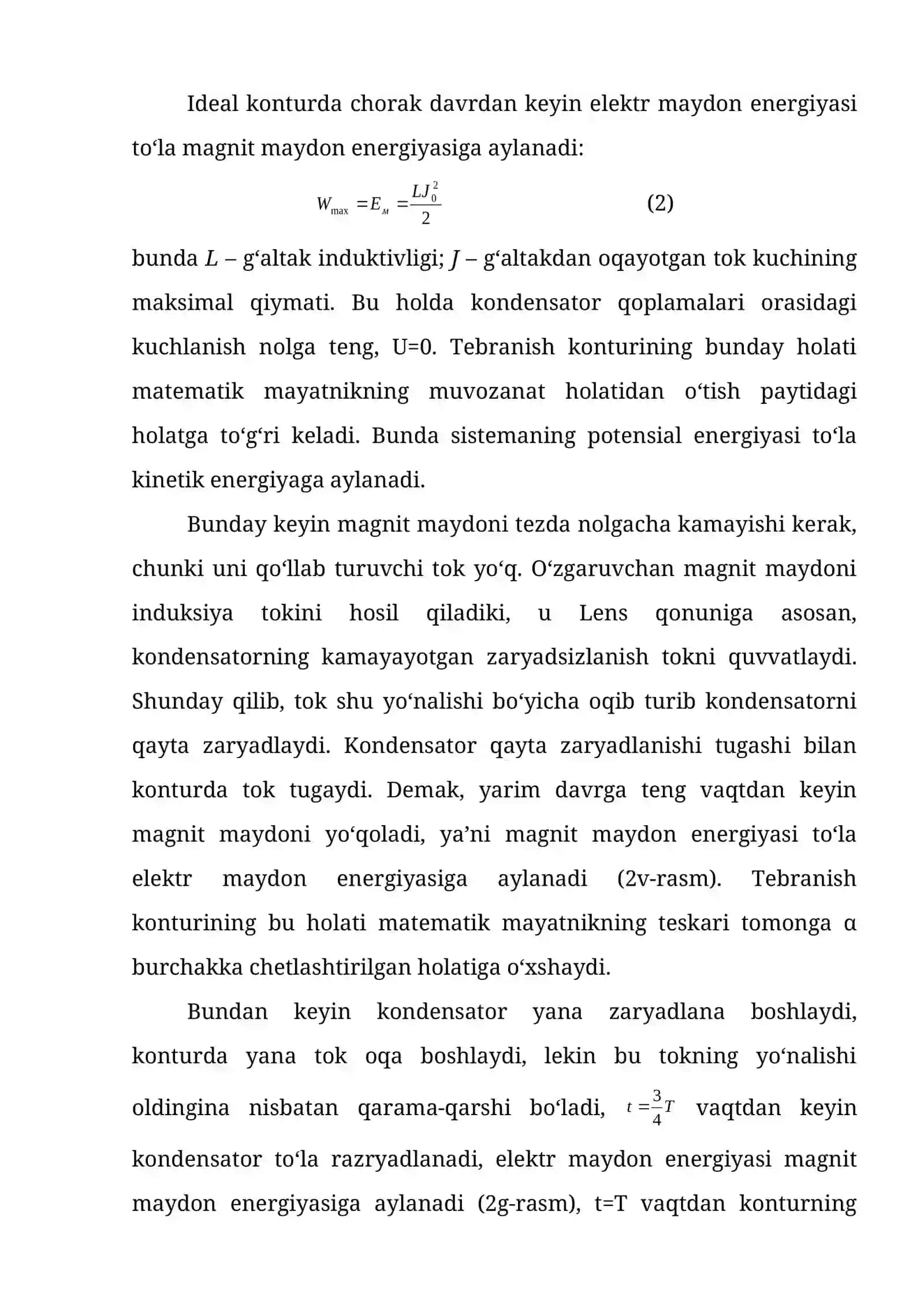 Elektromagnit tebranishlar va to‘lqinlar 3