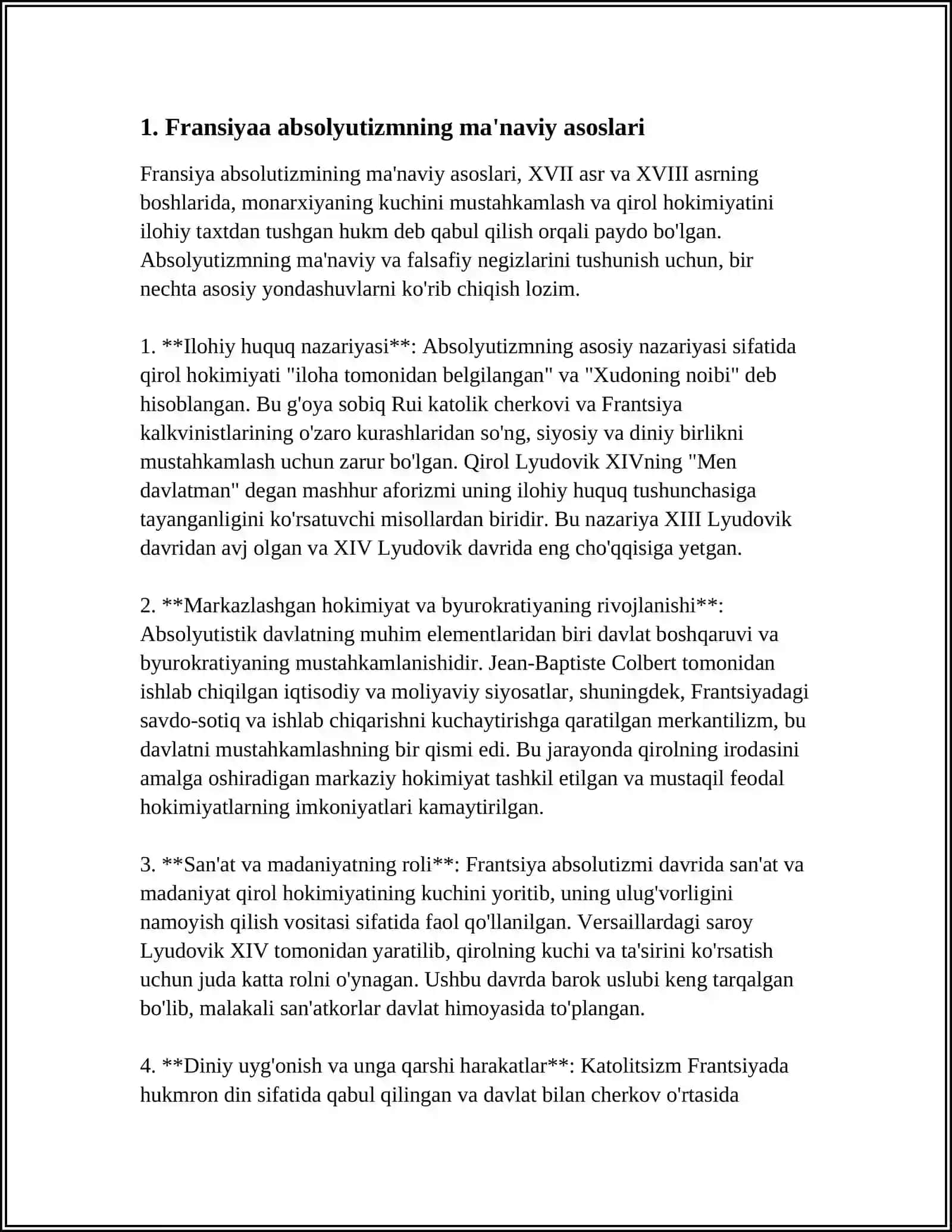 FRANSIYA ABSOLYUTIZMNING XUSUSIYATLARI 3