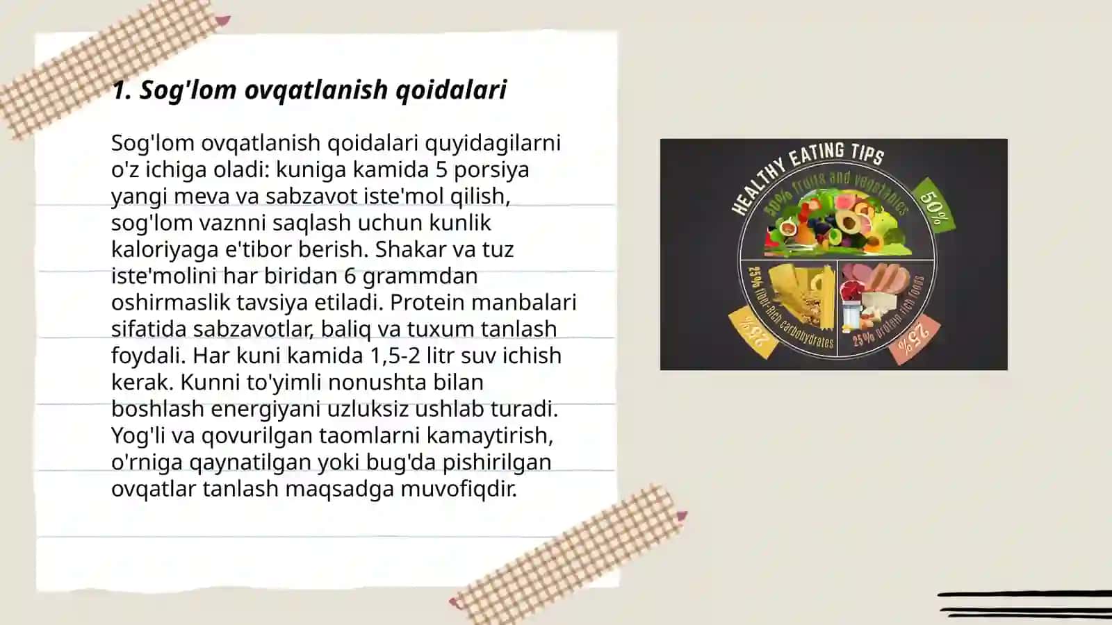 To'g'ri ovqatlanish ratsionali 3