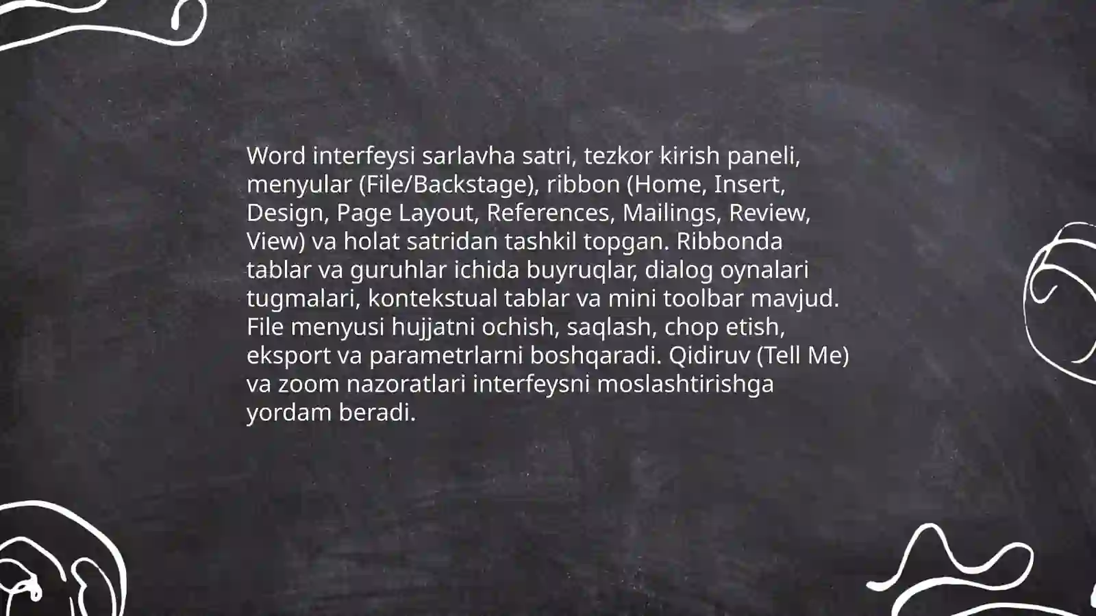 Word dasturida ishlash 3