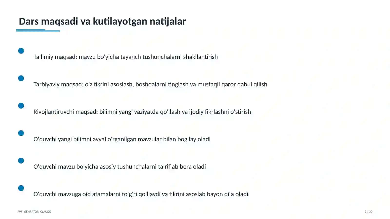 O'zbekiston aholisi va demografik jarayonlar (9-sinf) 3
