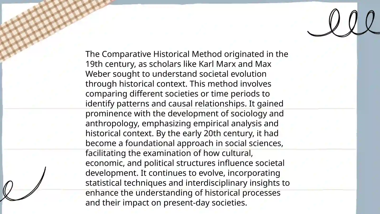 Comparative historical method 3