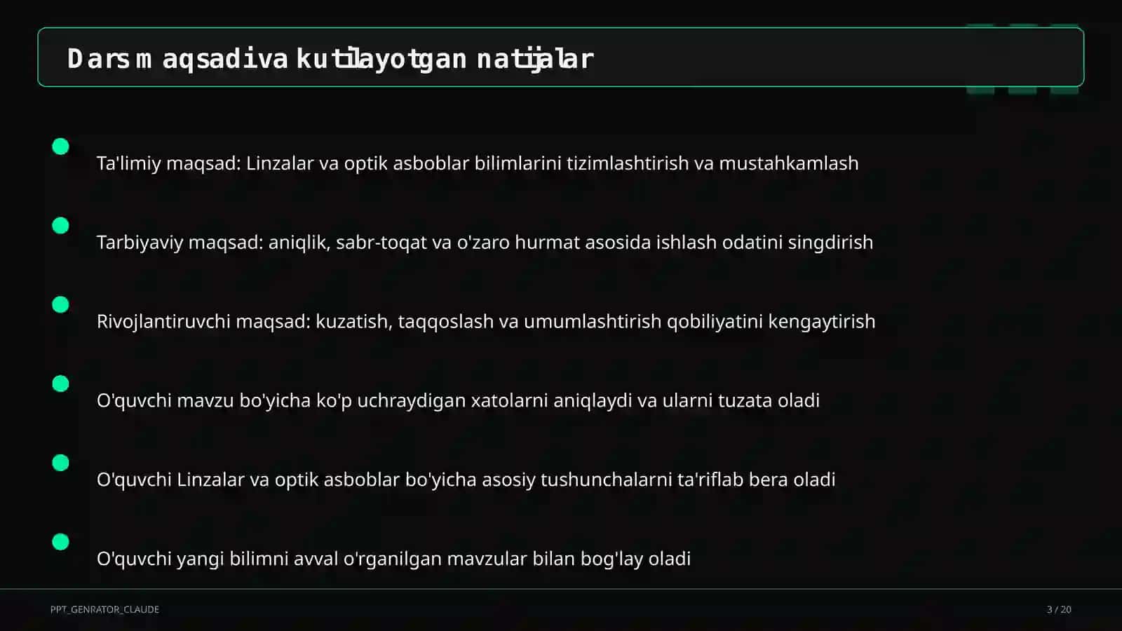 Linzalar va optik asboblar (11-sinf) 3