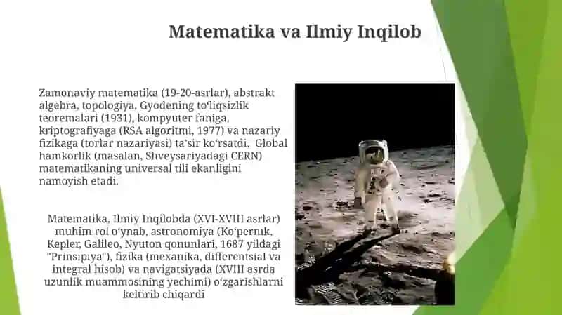 Matematika fanining dunyo madaniyati va tarixidagi tutgan orni 3