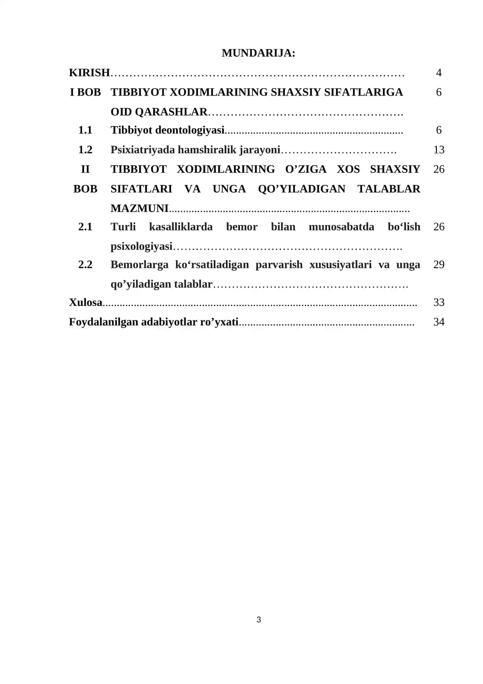 TIBBIYOT XODIMLARINING O’ZIGA XOS SHAXSIY SIFATLARI VA UNGA QO’YILADIGAN TALABLAR 3