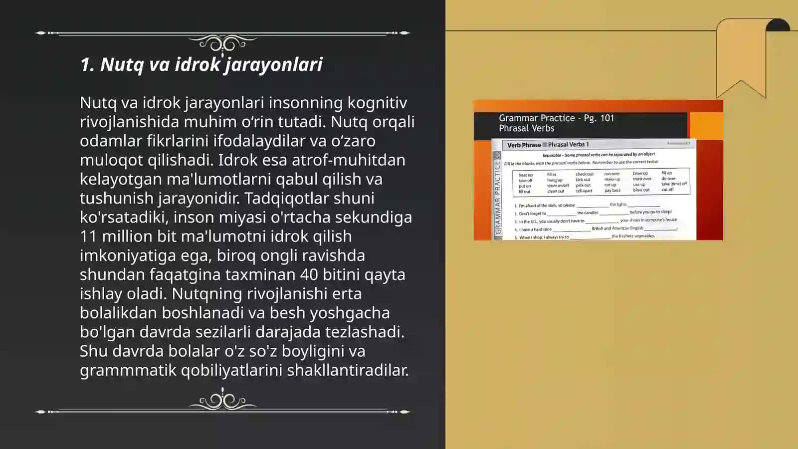Nutq va idrok jarayonlari 3