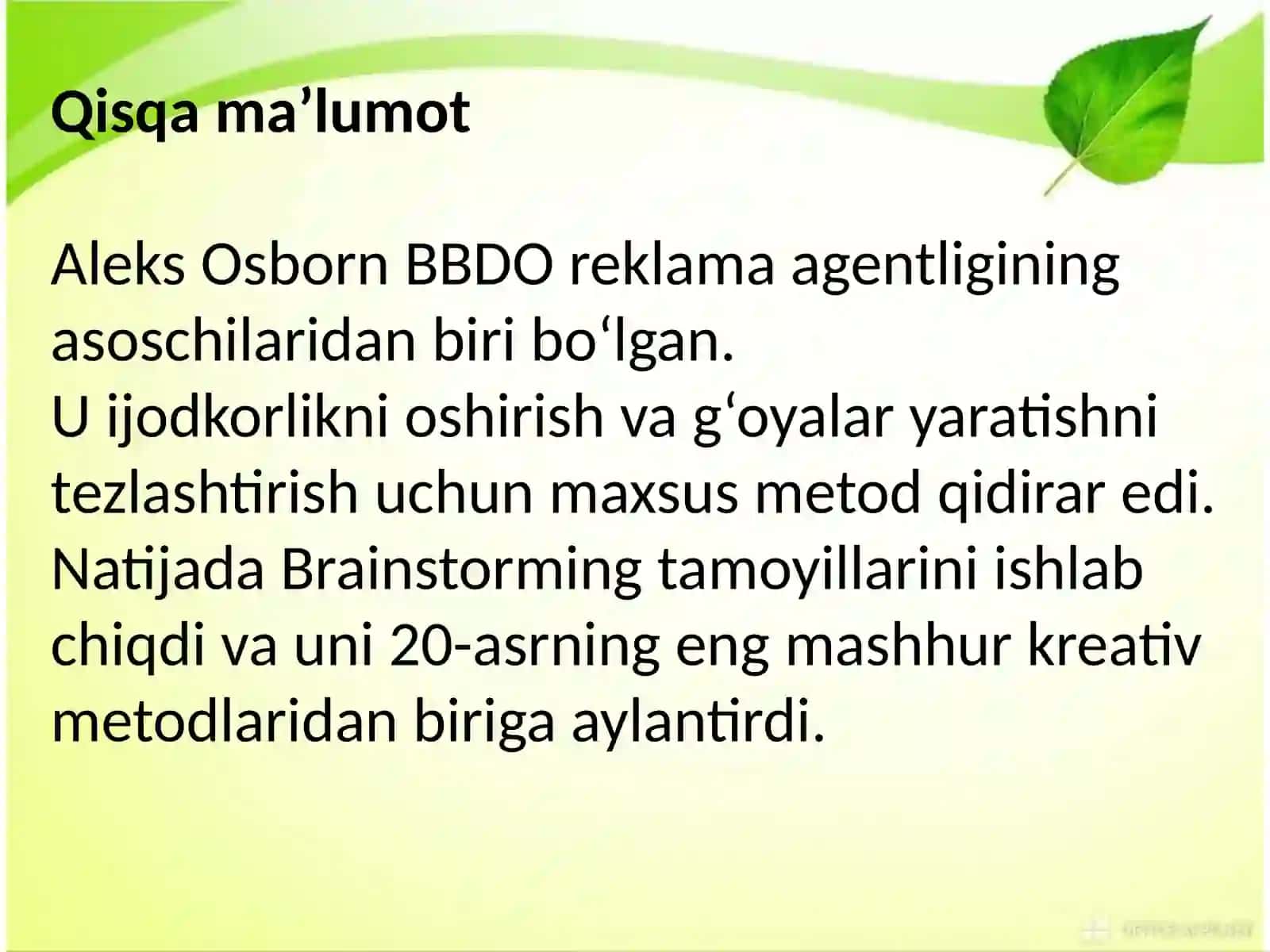 Aqliyhujummetodi 3