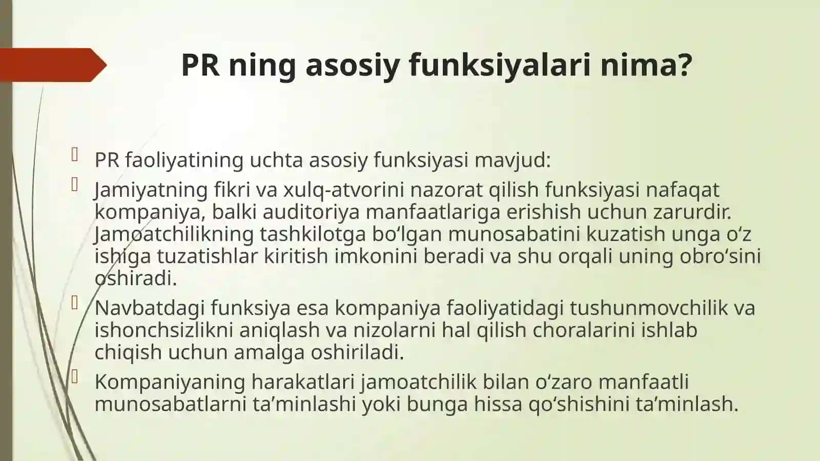 PR va uning turlari, texnologiyalari 3