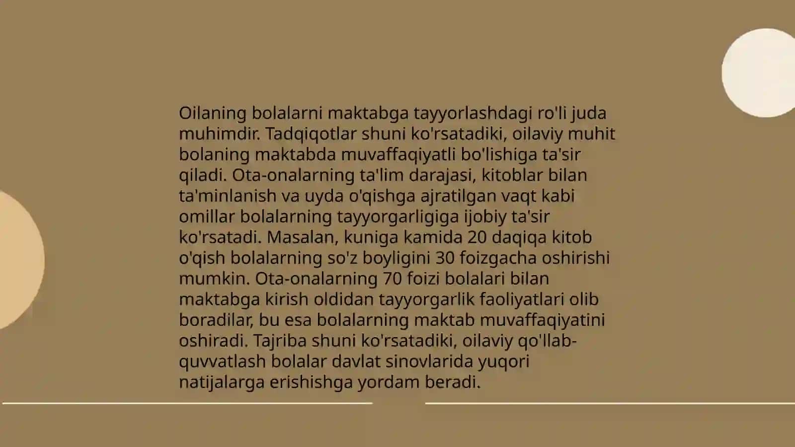 Bolalarni maktabga tayyorlashda oila va maktabgacha taʼlim tashkilotining o'rni 3
