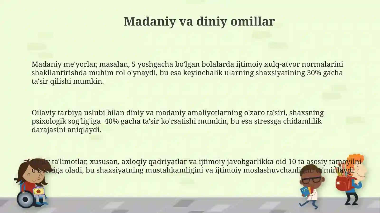 Shaxs rivojlanishida tarbiyaning oʻrni 3