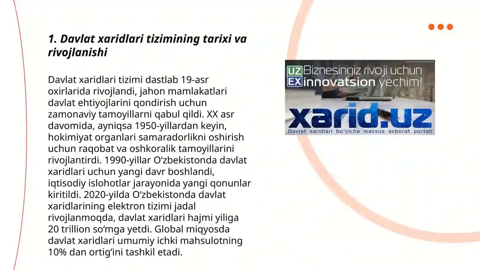 Davlat xaridlari tizimi 3