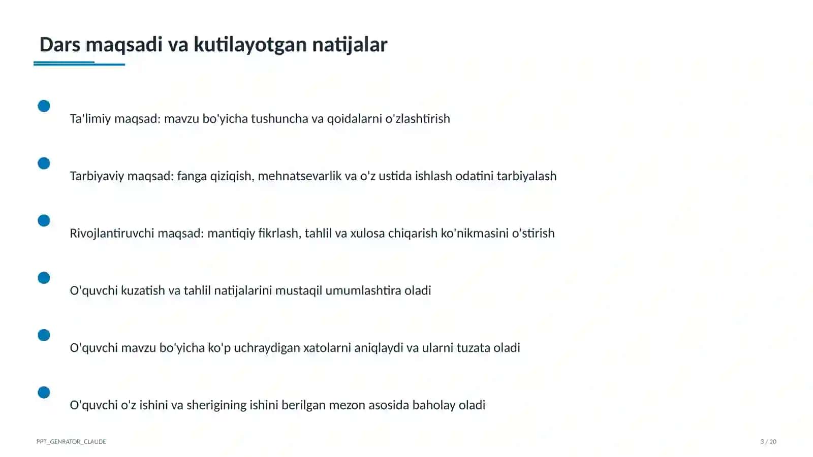Spiral yondashuv: bilim va ko'nikmalarni sinfdan sinfga bosqichma-bosqich rivojlantirish 3