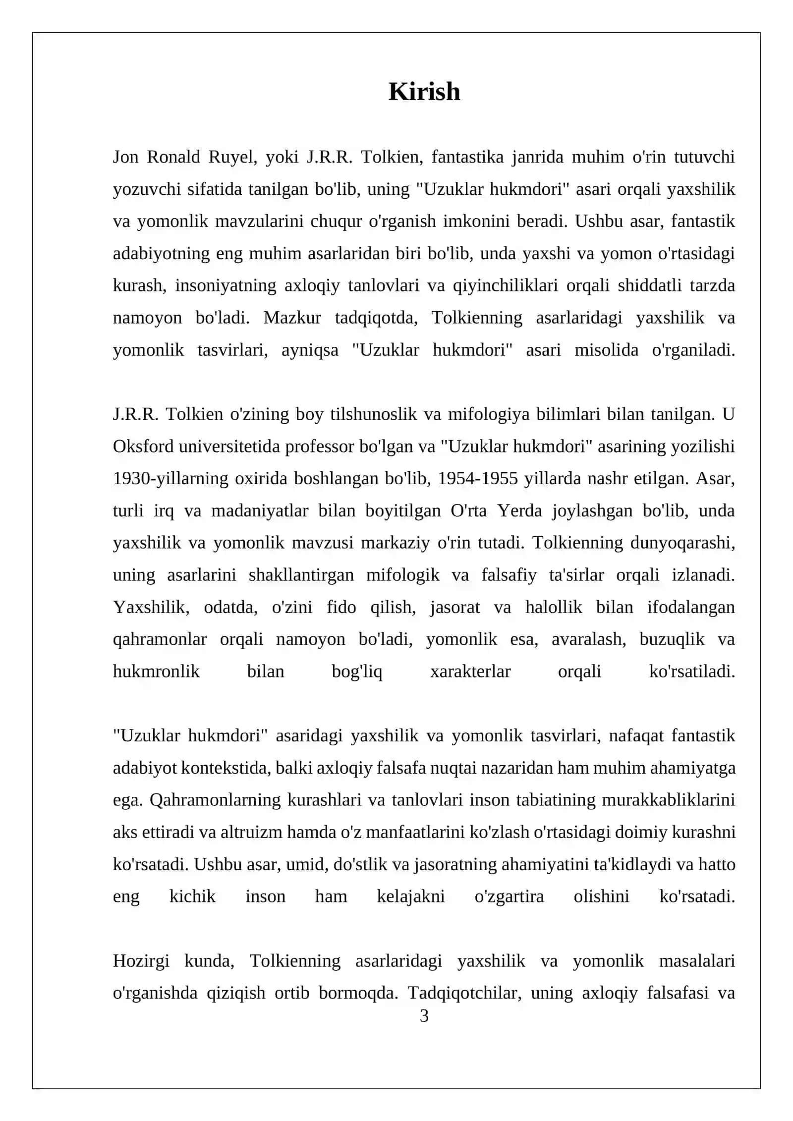 "Uzuklar hukmdori" 3