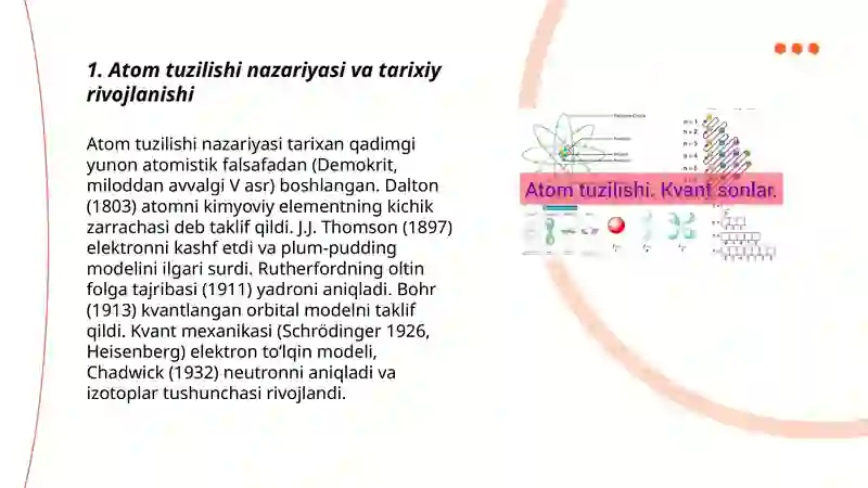 Atom tuzilishi 3