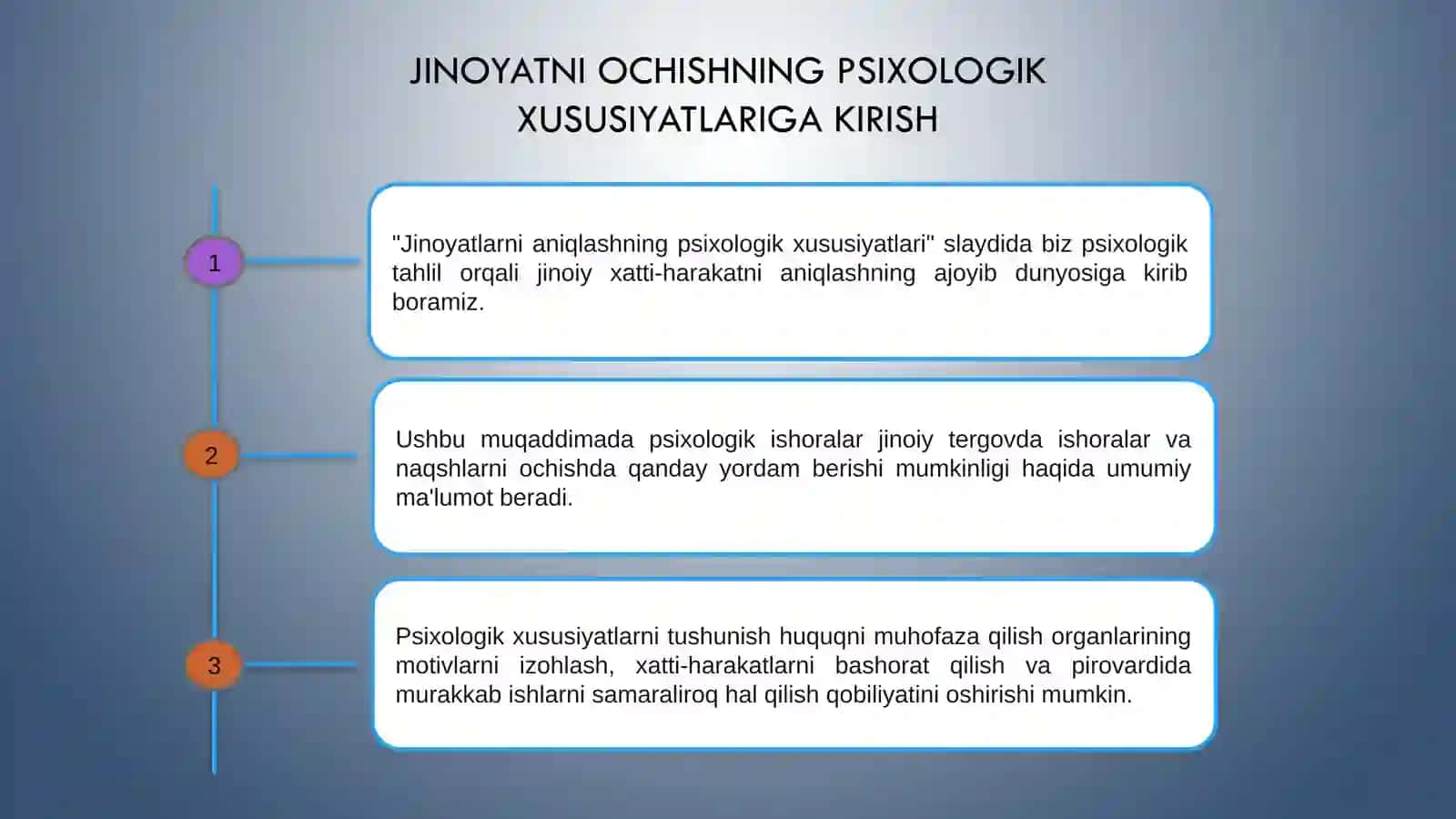 Jinoyatni aniqlashning psixologik xususiyatlari 3